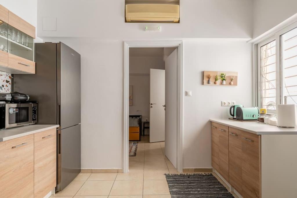 Brand New Bright Modern 6Bdr Apt-1Min To Acropolis Atene Esterno foto