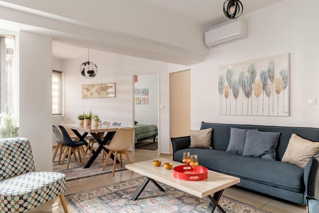 Brand New Bright Modern 6Bdr Apt-1Min To Acropolis Atene Esterno foto