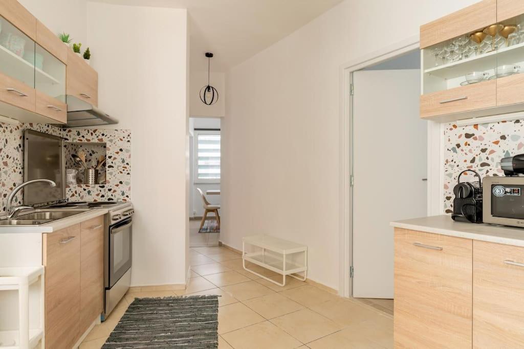 Brand New Bright Modern 6Bdr Apt-1Min To Acropolis Atene Esterno foto