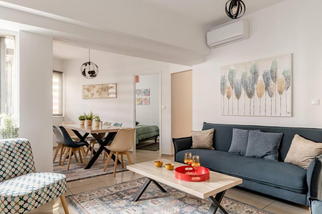 Brand New Bright Modern 6Bdr Apt-1Min To Acropolis Atene Esterno foto